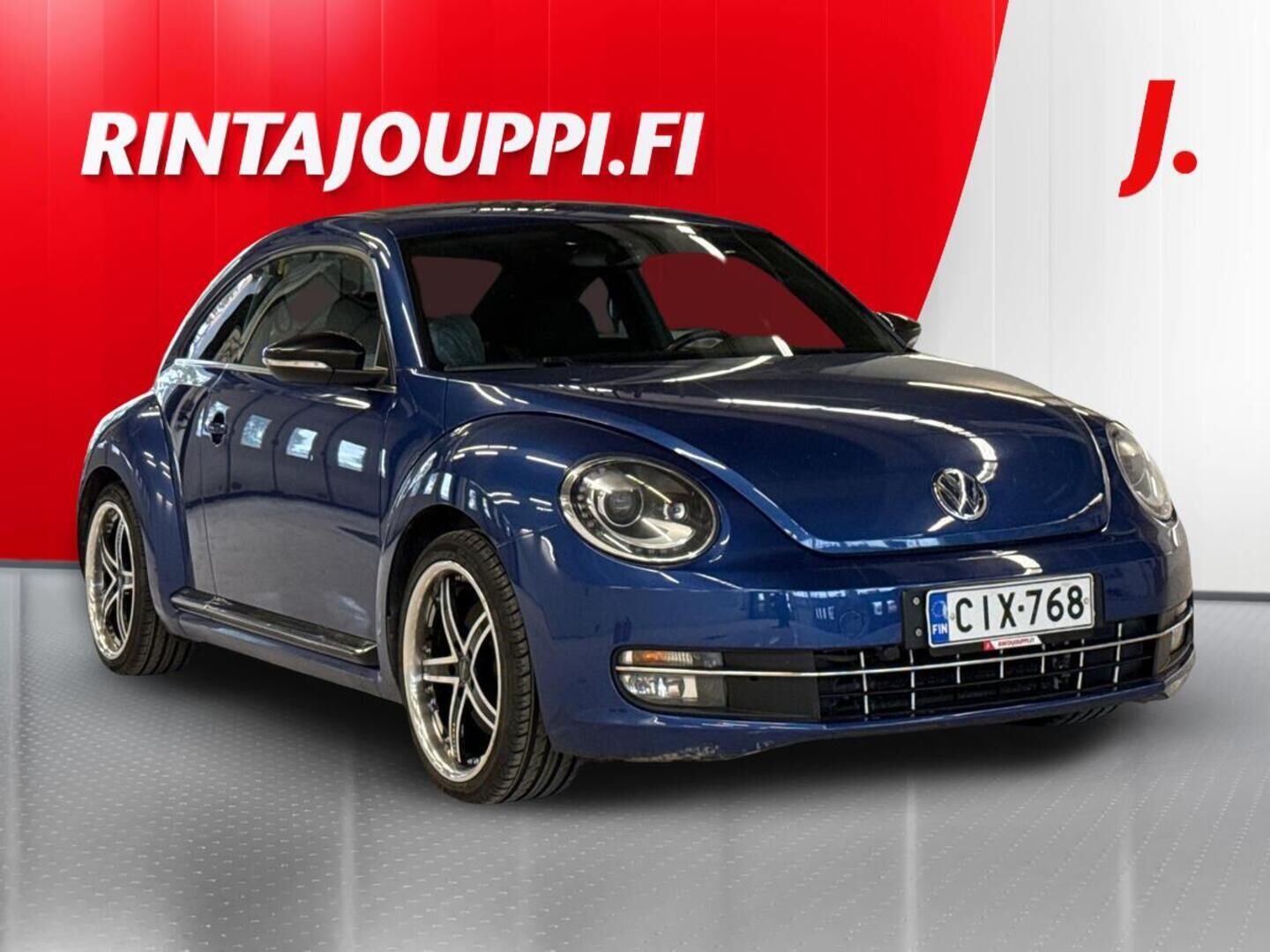 Sininen Volkswagen Beetle